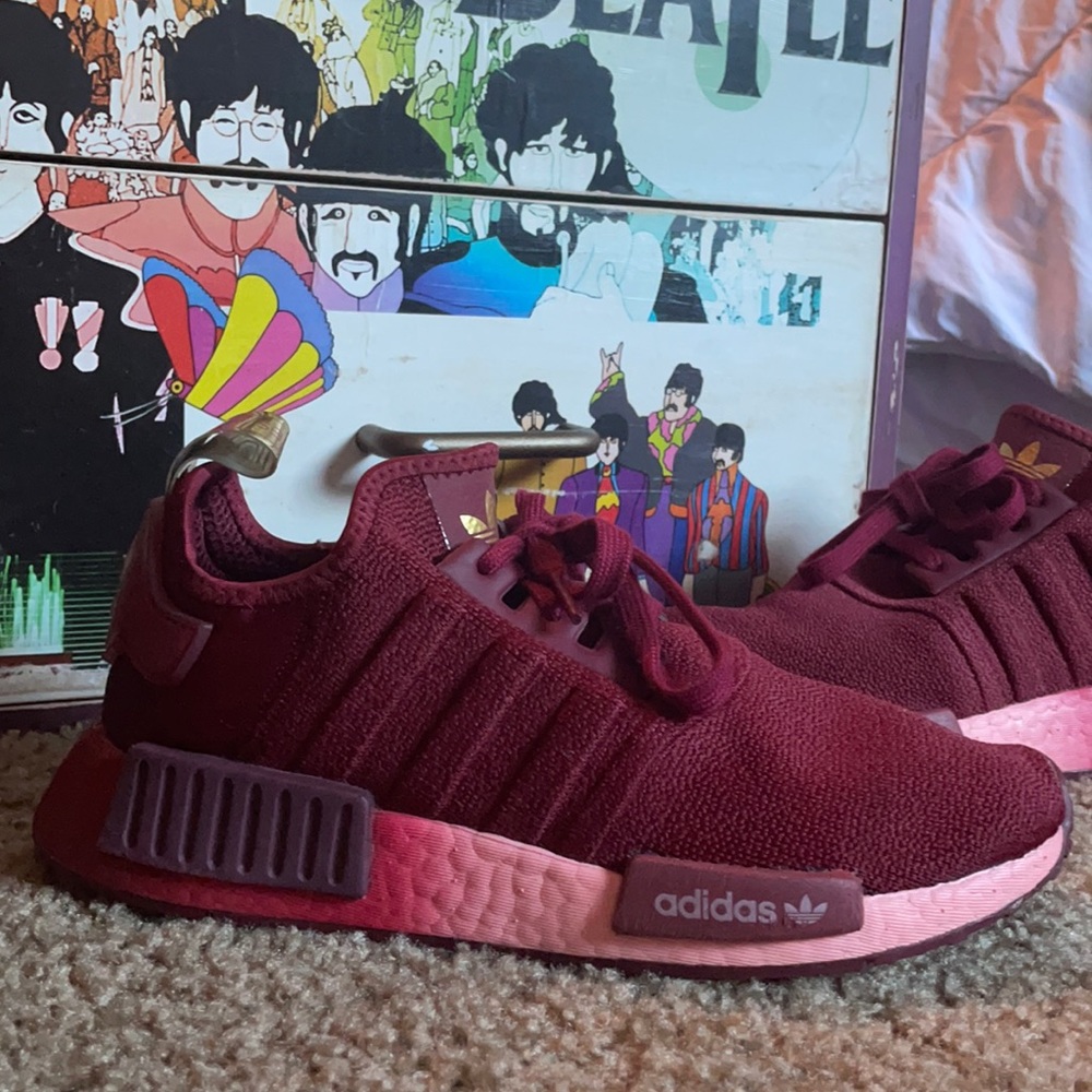 Limited edition ruby Adidas sneakers! Worn twice!Make me an offer! No trades